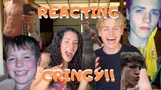 Girlfriend Reacts To My Old Photos *CRINGE*