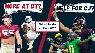What Should the Texans Do With Their Pick at 42 in the NFL Draft?