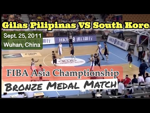 FIBA Asia Championship 2011, Gilas VS Korea, Bronze Medal Match, Sep 25, 2011, Wuhan, China