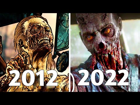 Evolution of The Walking Dead Games 2012-2022 #thewalkingdead