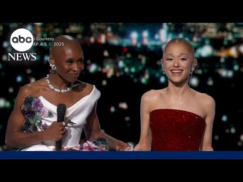 Cynthia Erivo and Ariana Grande’s showstopping Oscars opening performance