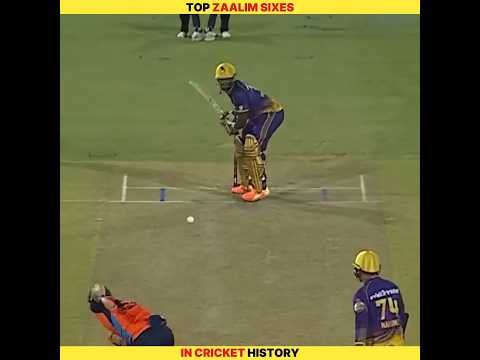 top dangerous sixes in cricket history #shorts