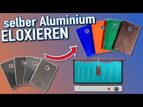 Anodizing at home | Anodizing aluminum yourself | Coloring aluminum