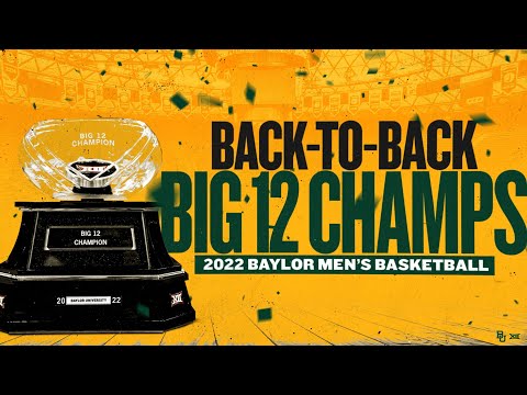 Baylor Basketball (M): 2022 Big 12 Championship Postgame Celebration