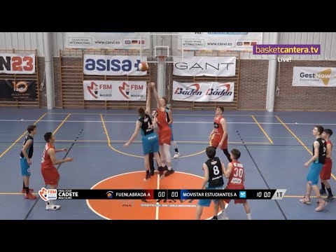 U16M  - FUENLABRADA vs ESTUDIANTES. Final Four Cadete Masc. Madrid 2018 (BasketCantera.TV)