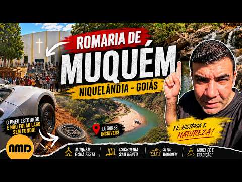 ROMARIA DE MUQUÉM: Conheci MUQUÉM e NIQUELÂNDIA, Goiás | Cachoeira e Sítio Bagagem