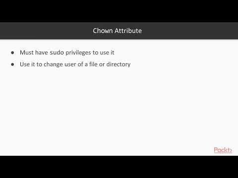Mastering Linux Security and Hardening Changing Ownership of Files Directories|packtpub com