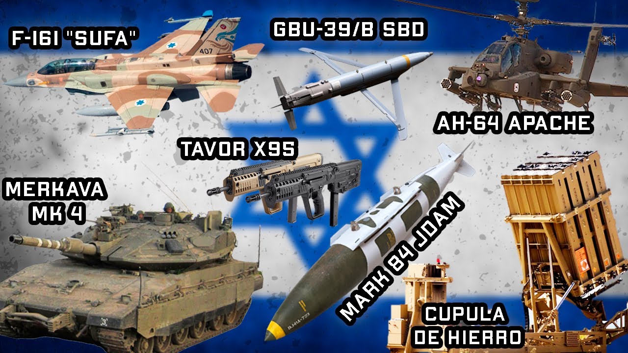 15 ARMAS que ISRAEL Utiliza en la GUERRA en GAZA 🇮🇱
