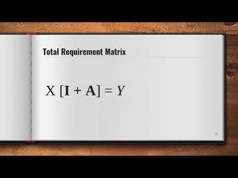 Leontief model | Multi Regional Input Output (MRIO) Model tutorial
