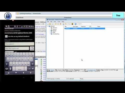 KeePassDroid video