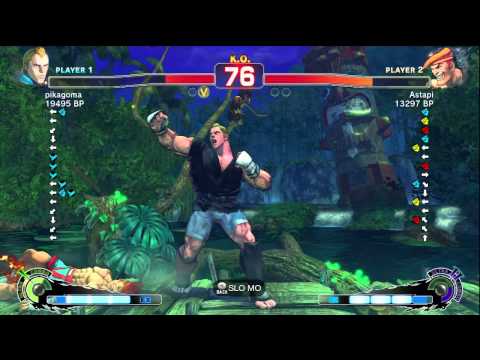 pikagoma [Abel] vs Astapi [Adon] SSF4 Japanese Online Ranked Matches - Xbox Live