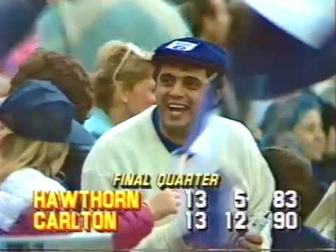 The turning point for the Bluebaggers in the 1986 VFL 2nd Semi Final