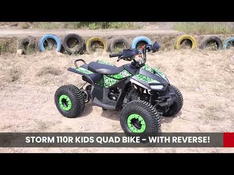 KIDS Storm 110 cc Quad PINK REVERSE - Image 2