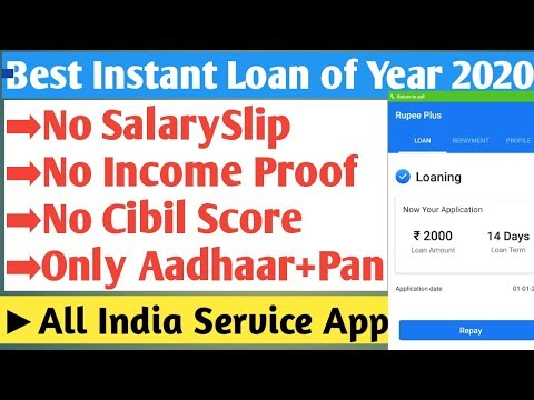 New Financial instant Personal Online Loan App Rs.20,000/-Only Aadhaar+Pan - RupeePlus Loan App Video