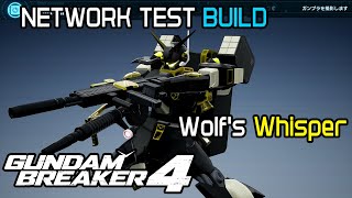 Gundam Breaker 4 Network Test - Building Wolf's Whisper!