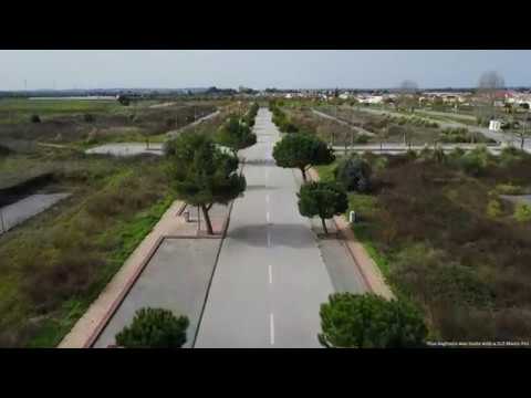 Entroncamento aerial view, Portugal - Drone Action 4k Ultra HD