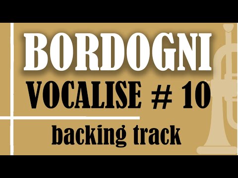 Bordogni - Vocalise #10 (Backing Track)