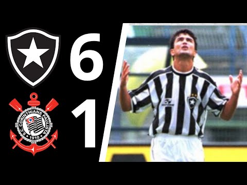 Botafogo 6 x 1 Corinthians - Torneio Rio-São Paulo 1999
