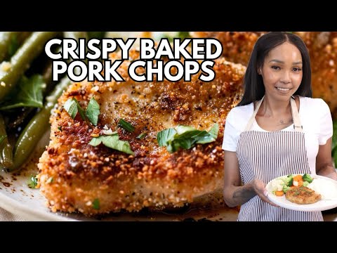 How to Make The BEST Crispy Oven Baked Pork Chops 