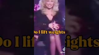 Dolly Parton on lifting weights | Comedy short | #funny #shorts #song