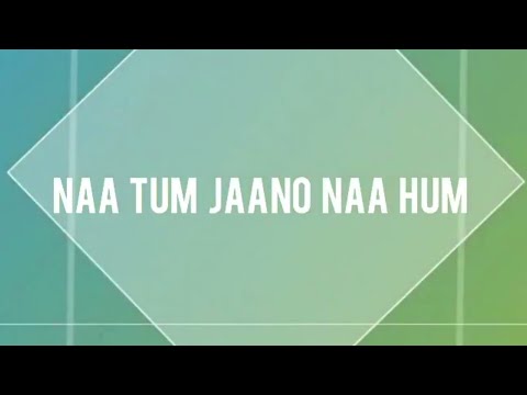 Rocky Avadhya Naa Tum Jaa...