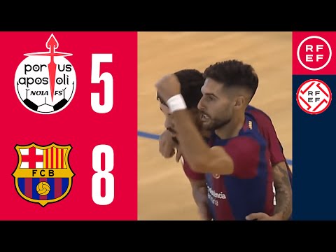 Resumen #PrimeraDivisiónFS | Noia Portus Apostoli  5-8 Barça | Jornada 4