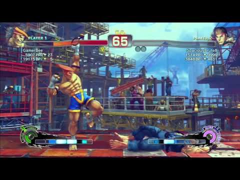 GamerBee(Adon) VS SpaciousBrute8(Ryu) SSF4 AE 2012 Live