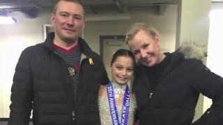 11 Year old Katarina skates as Elise McKenna from Somewhere in Time