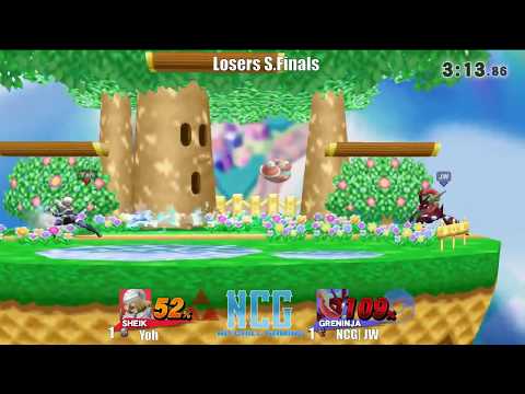 No Chill Smash 37 - NCG| JW (Greninja) vs Yoh (Sheik) - Losers Semis