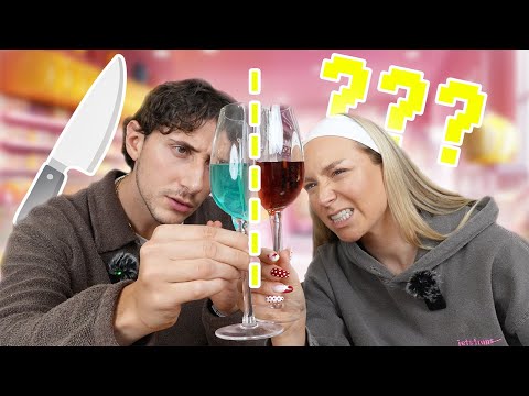 WHO CAN CUT IN HALF BETTER? 🔪🥨🥝