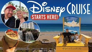 Pre-Cruise Stay Before Disney Destiny! | Marriott Harbor Beach Resort Review, Room Tour & Vlog