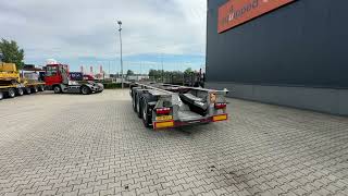 العربات نصف المقطورة شاحنة نقل الحاويات Van Hool 20FT/30FT ADR CHASSIS / galvanized / BPW DRUM / ADR / NL-chassis | صورة 4 - Autoline