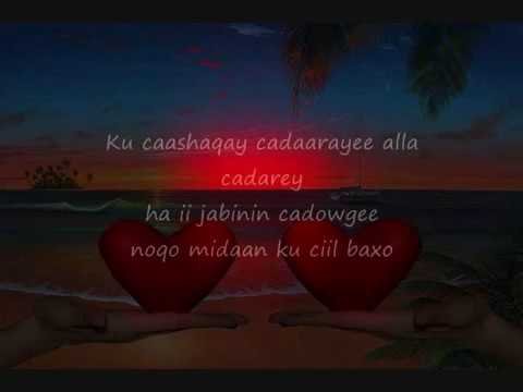 Somali Lyrics   Song   Cadar   Abdullahi Boqol
