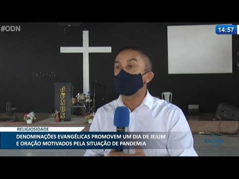 Denominações evangélicas promovem dia de Jejum e Oração pela situação da Pandemia 29 03 2021