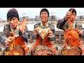 Fishermen Eating Seafood Dinners Are Too Delicious 666 Help You Stir Fry Seafood To Broadcast Live�