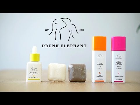 Drunk Elephant Review Part 1 | Marula, Juju, Pekee, C-Firma, TLC Framboos! Video