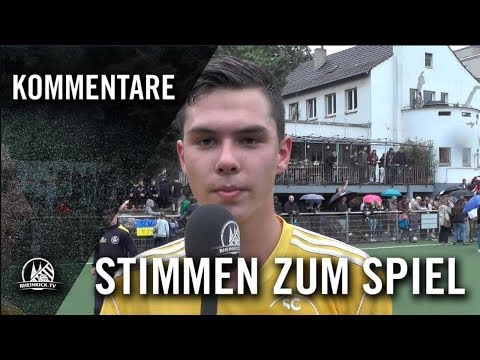 Die Stimmen zum Spiel (SC West Köln - TuS BW Königsdorf, U19 A-Junioren, Quali zur Mittelrheinliga)