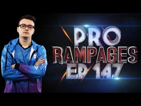 When DOTA 2 PRO PLAYERS enter BEAST MODE - BEST RAMPAGES #147