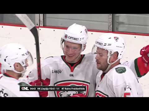 Optibet hokeja līga: HK Prizma/IHS - HK Liepāja. Spēles labākie momenti (10.10.2020)