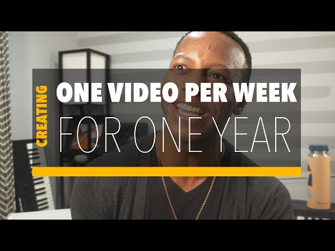 How I'm Creating One Video Per Week For One Year (as a complete beginner)