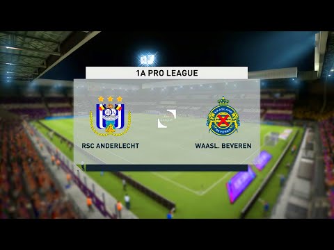 Anderlecht vs Waasland Beveren | Belgian Pro League (22/01/2021) | Fifa 21