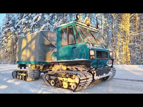 Самый комфортный снегоход  / Современные технологии в советский вездеход