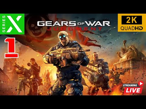 Gears of War Judgment Gameplay Walkthrough Part 1 (2K QHDR XBOX Series X)