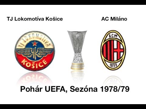 [Sezóna 1978/79] Pohár UEFA 1. kolo TJ Lokomotíva Košice - AC Miláno 1:0 (0:0, 0:0), 6:7pk