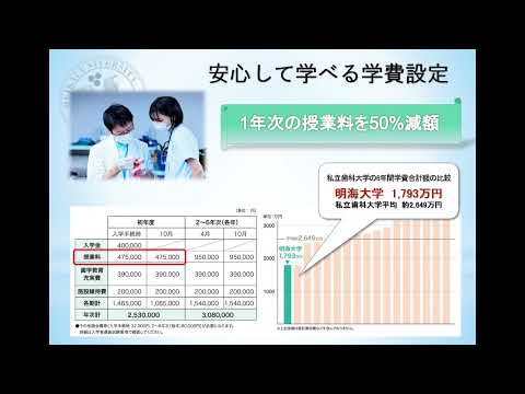 明海大学坂戸キャンパス（歯学部）　大学紹介2024