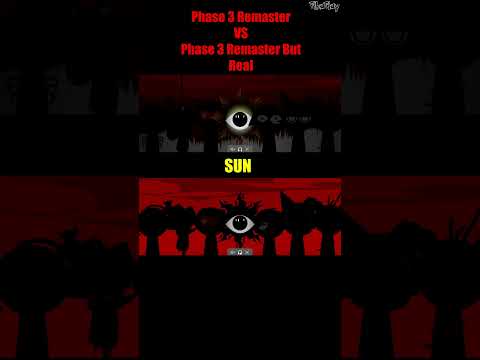 Sprunki Phase 3 Remaster VS Phase 3 Remaster But Real #sprunki  #incredibox