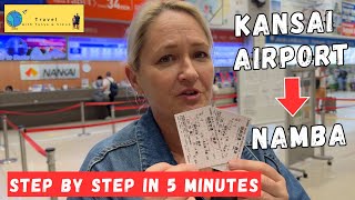 How to EASILY Get From Kansai Airport to Namba, Osaka by Train