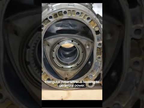 rotary engine quick explained #shorts #engine #rotary #mazda
