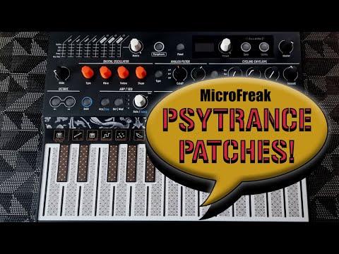 Arturia Microfreak Psychedelic Trance Presets
