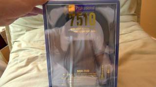 Video thumbnail for "First Look" Sony MDR-7510 headphones unboxing by Hi-Fi Insider